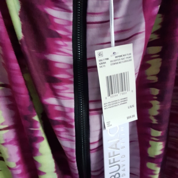 Buffalo by David Bitton pink and green dress - Picture 3 of 8